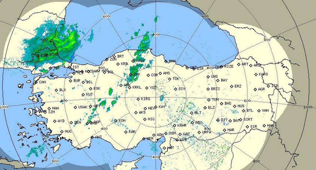 Meteoroloji'den Çarşamba günü için flaş uyarı: Radar görüntülerini paylaştı 2
